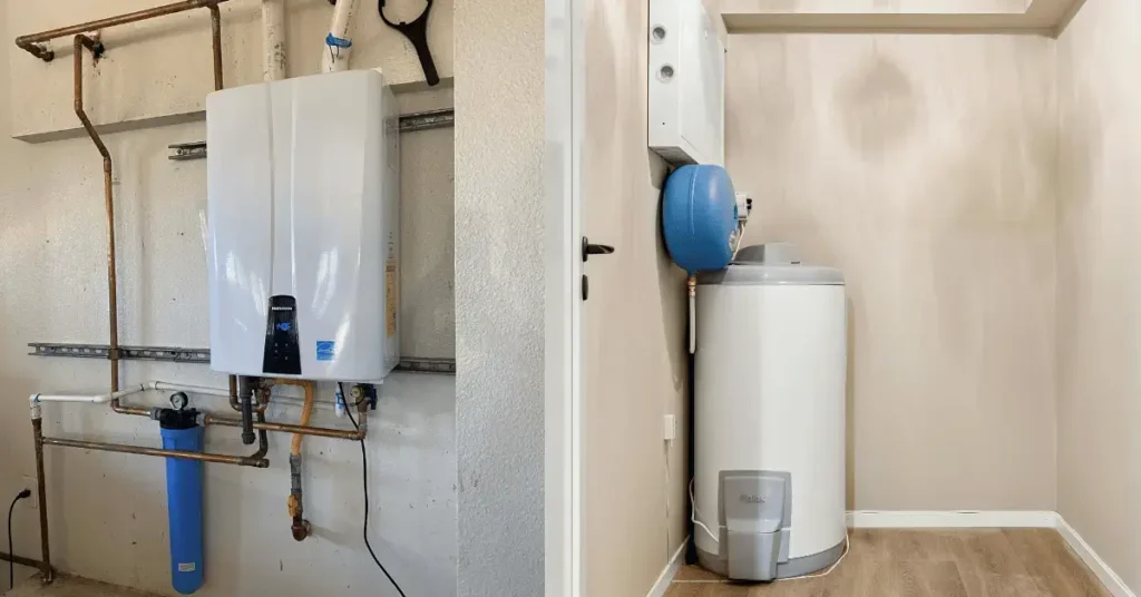 pros and cons of tank vs tankless water heater